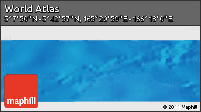 Political Panoramic Map of the Area around 5° 25' 24" N, 165° 49' 29" E