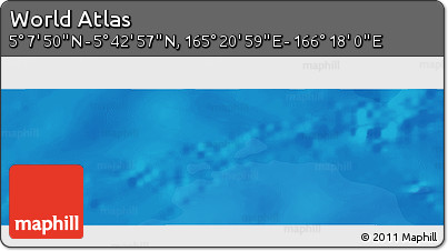Political Panoramic Map of the Area around 5° 25' 24" N, 165° 49' 29" E