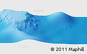 Physical Panoramic Map of the area around 5° 25' 24" N, 172° 37' 30" E
