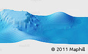 Political Panoramic Map of the area around 5° 25' 24" N, 172° 37' 30" E