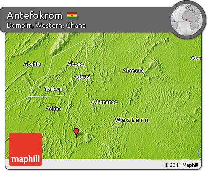 Physical 3D Map of Antefokrom