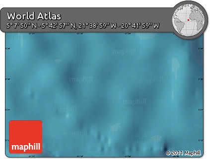 Satellite Map of the Area around 5° 25' 24" N, 21° 10' 29" W