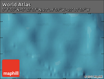 Satellite Map of the Area around 5° 25' 24" N, 21° 10' 29" W