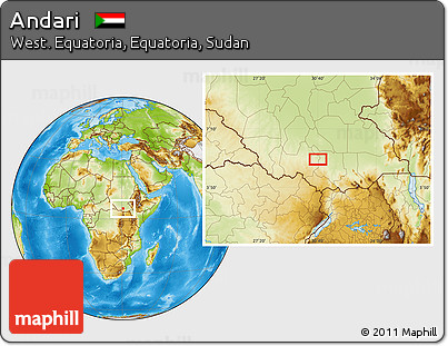 Physical Location Map of Andari