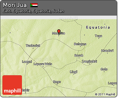 Physical 3D Map of Mori Jua