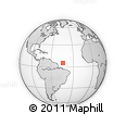 Outline Map of the Area around 5° 25' 24" N, 44° 7' 30" W, rectangular outline