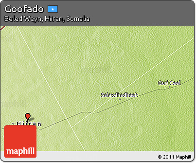 Physical 3D Map of Goofado
