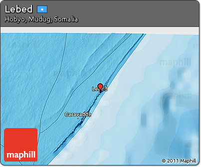 Political 3D Map of Lebed