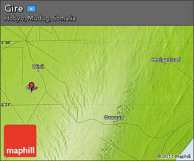 Physical Map of Gire