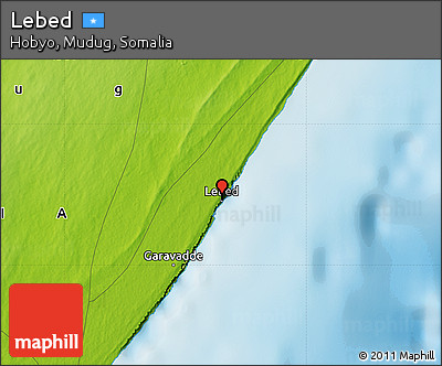 Physical Map of Lebed
