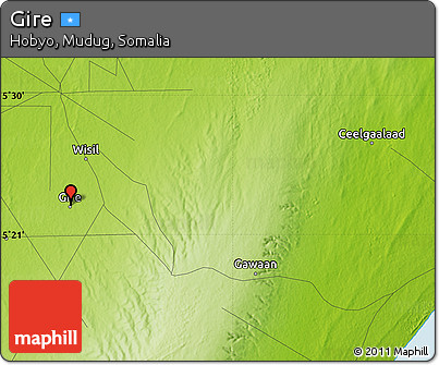 Physical Map of Gire