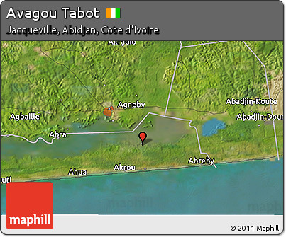 Satellite 3D Map of Avagou Tabot