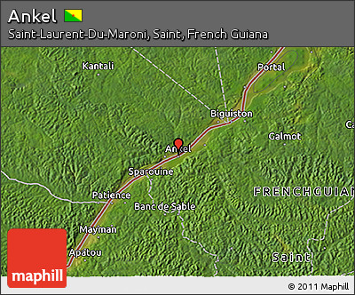 Satellite 3D Map of Ankel