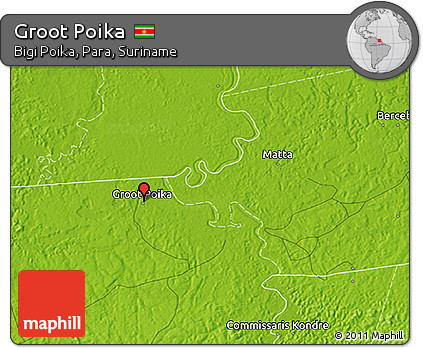 Physical 3D Map of Groot Poika