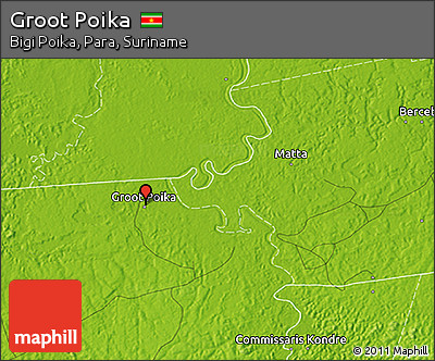 Physical 3D Map of Groot Poika