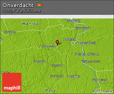 Physical 3D Map of Onverdacht