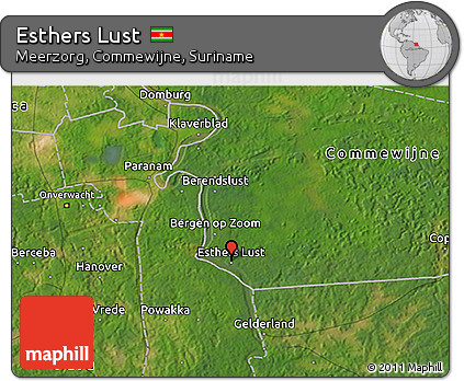 Satellite 3D Map of Esthers Lust