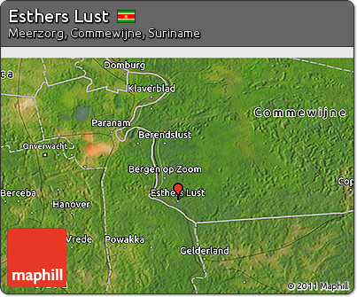 Satellite 3D Map of Esthers Lust