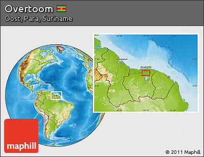 Physical Location Map of Overtoom