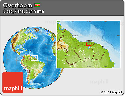 Physical Location Map of Overtoom
