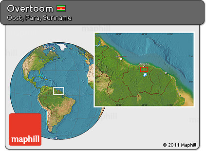Satellite Location Map of Overtoom