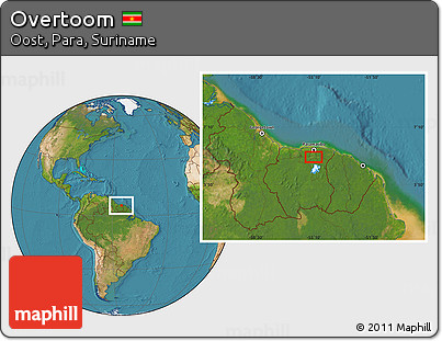 Satellite Location Map of Overtoom