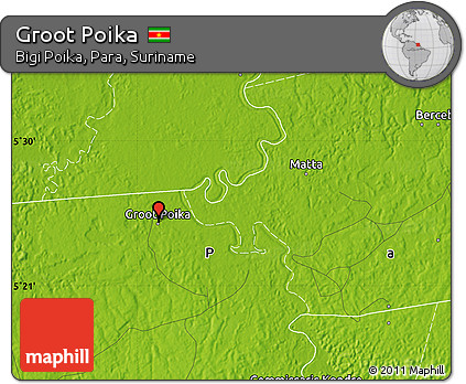 Physical Map of Groot Poika