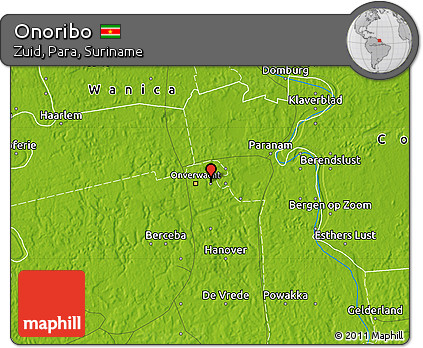 Physical Map of Onoribo