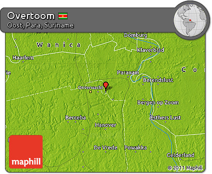 Physical Map of Overtoom