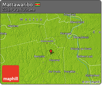 Physical Map of Mattawaribo