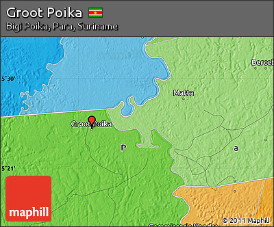 Political Map of Groot Poika