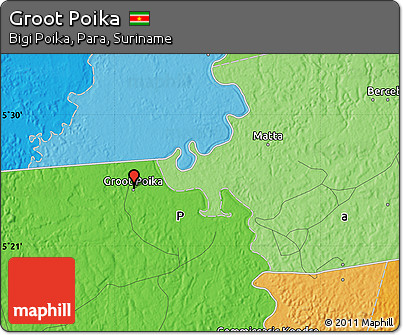 Political Map of Groot Poika