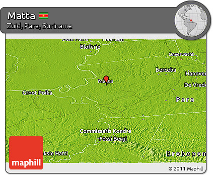 Physical Panoramic Map of Matta