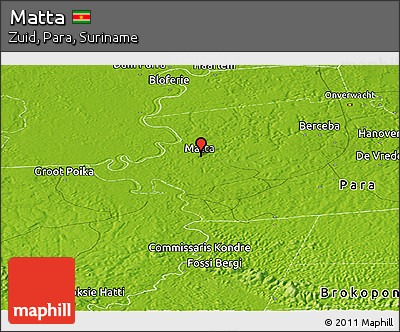 Physical Panoramic Map of Matta