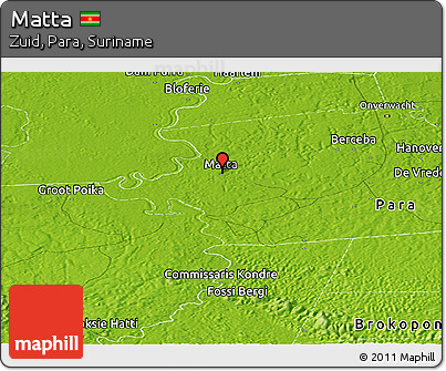 Physical Panoramic Map of Matta