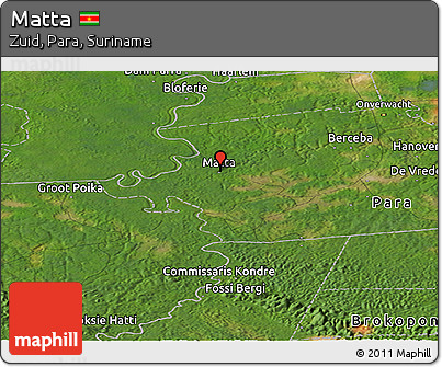Satellite Panoramic Map of Matta