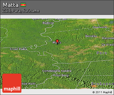 Satellite Panoramic Map of Matta