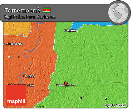 Political Map of Tomemoené