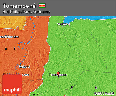 Political Map of Tomemoené
