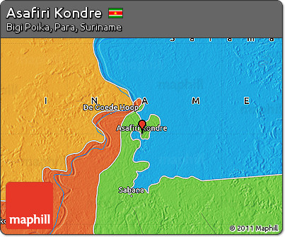 Political Map of Asafiri Kondre