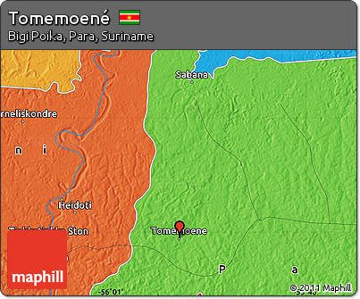 Political Map of Tomemoené