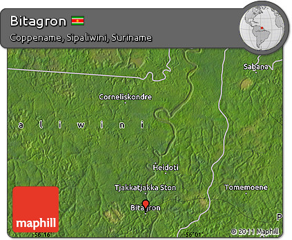 Satellite Map of Bitagron