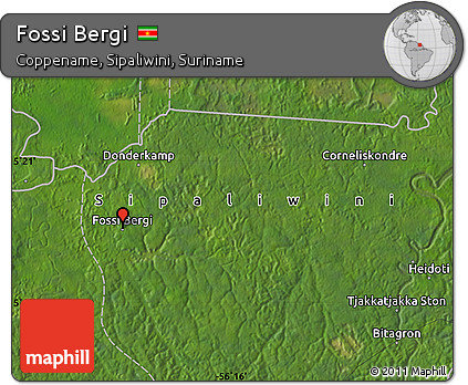 Satellite Map of Fossi Bergi