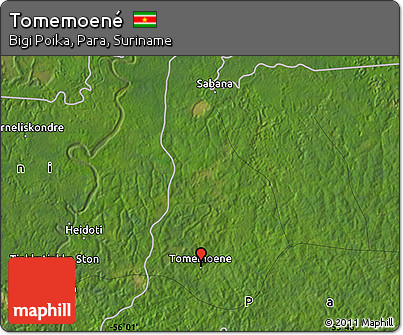 Satellite Map of Tomemoené