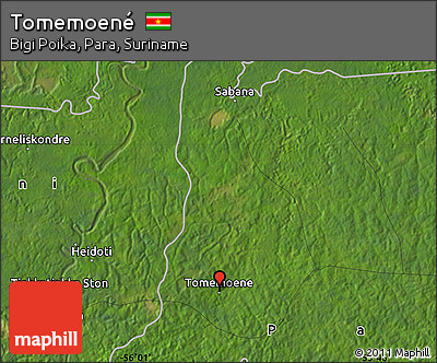 Satellite Map of Tomemoené