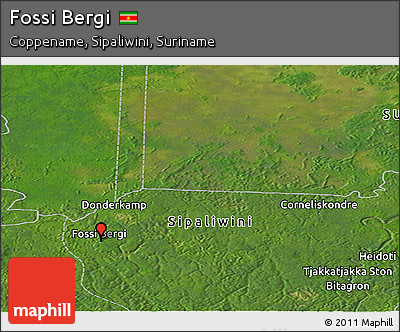 Satellite Panoramic Map of Fossi Bergi