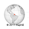 Outline Map of Wasjabo, rectangular outline