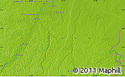 Physical Map of Orealla