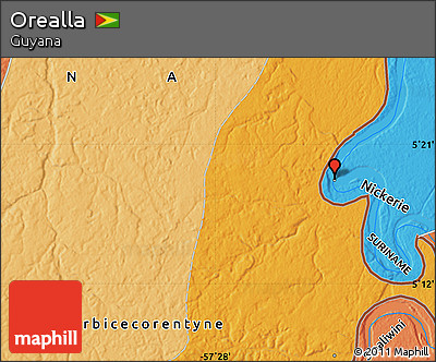 Political Map of Orealla