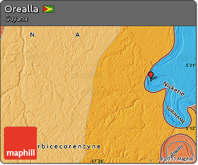 Political Map of Orealla